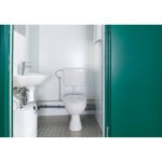 1+1 Double Mains Toilet 8Ft x 5Ft (Green)