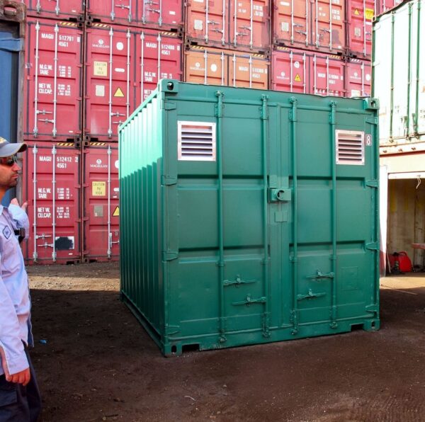 10ft Long Used Fabricated Steel Storage
