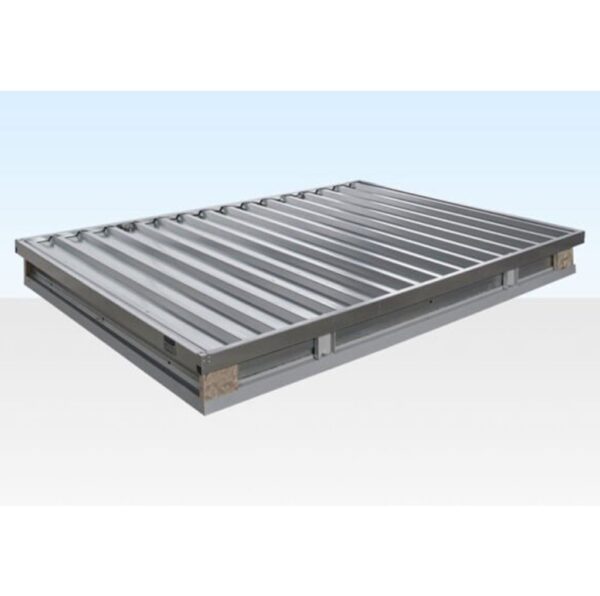 3M X 2.1M Flat Pack Storage Container – Galvanised
