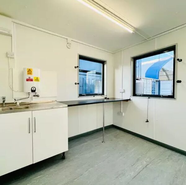 32x10ft Cabin | Office / Canteen | Anti-Vandal Cabin | Portable Building | kitchenette