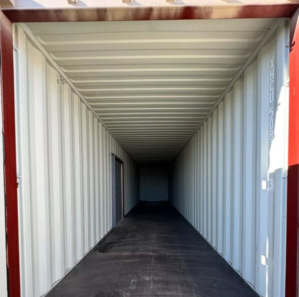 40ft shipping container with man door